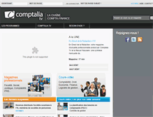 Tablet Screenshot of dev.comptalia.tv